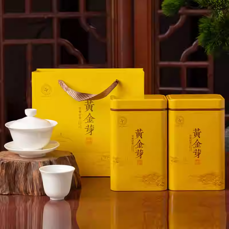 黄金芽2024年新茶&mdash;级茶叶绿茶自己喝上等嫩芽一芽一叶礼盒装500g